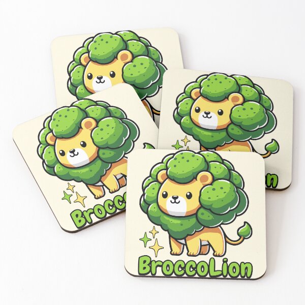 Item preview, Broccoline! Cute Broccoli Lion! Cute Food Animals designed and sold by PMCreative.