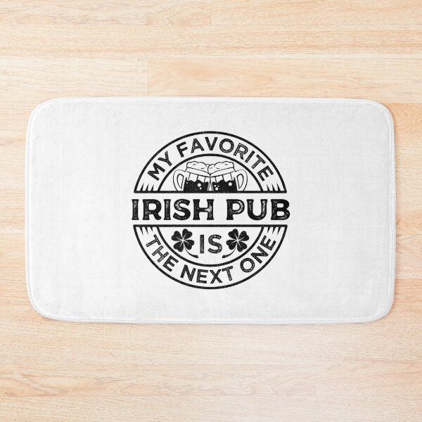 Item preview, Saint Patrick My favorite Irish Pub is the Next One Black Vintage designed and sold by wolfkin-design.