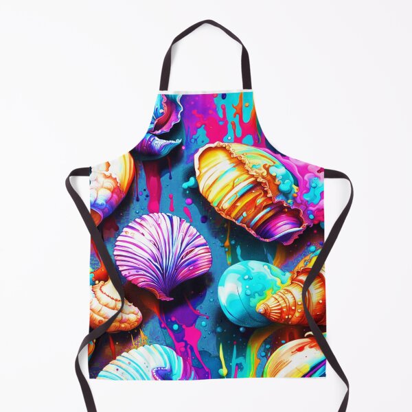 Item preview, Bright colourful shells pattern designed and sold by Rorulent.