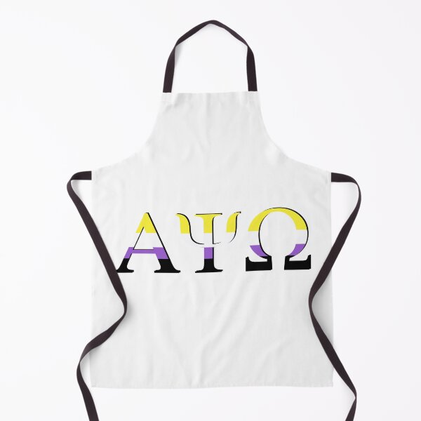 Item preview, Alpha Psi Omega - Non-Binary Pride designed and sold by SoybeanTomato.