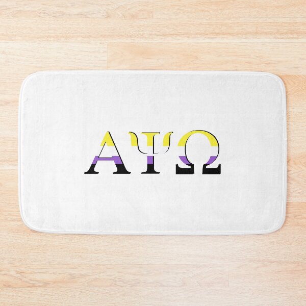 Item preview, Alpha Psi Omega - Non-Binary Pride designed and sold by SoybeanTomato.