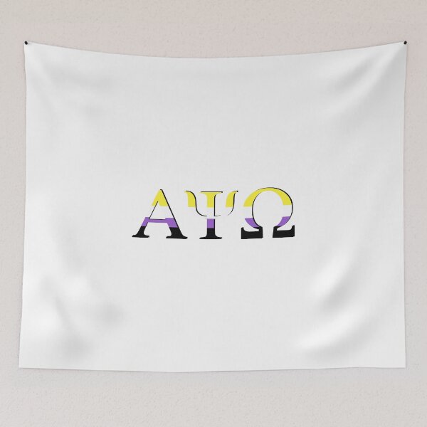Item preview, Alpha Psi Omega - Non-Binary Pride designed and sold by SoybeanTomato.
