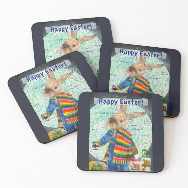 Item preview, Moon Rabbit - ‘Happy Easter!’ designed and sold by Nikki Fortuin Arts & Crafts.
