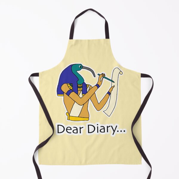 Item preview, Dear Diary Thoth Ancient Egypt Humor designed and sold by BrushAndPen.