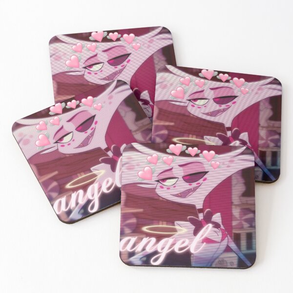 Item preview, Angel Dust with Winged Heart "Emoji"-like Crown + Angel Halo Graphic  designed and sold by beautybones.