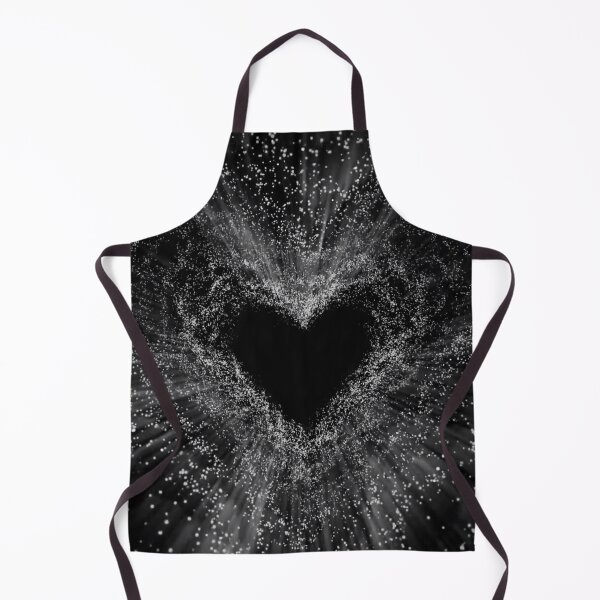 Item preview, Bright and Sparkling Heart Surrounded by Rays of Light on Black Background designed and sold by TroviTutto.