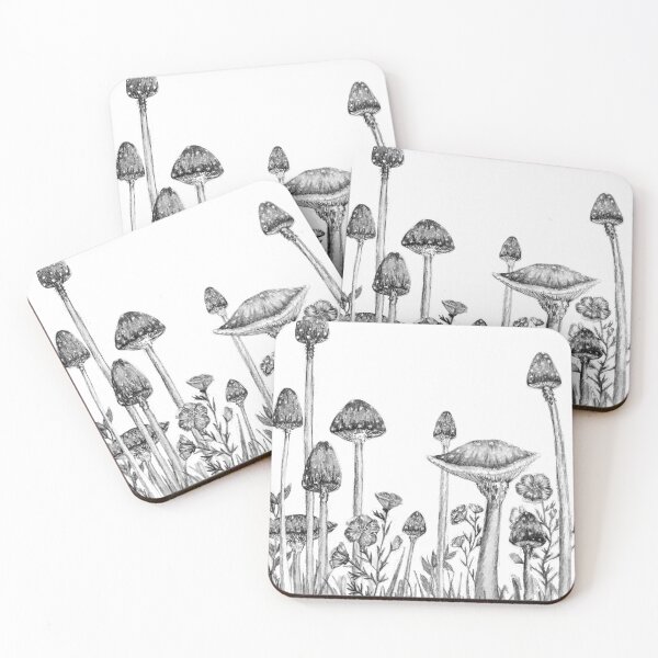 Item preview, Mushroom Floral designed and sold by Hannah Jakob.