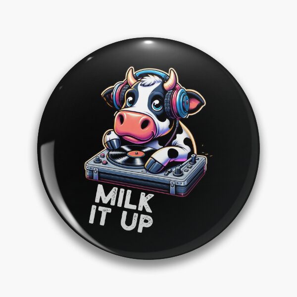 Item preview, Milk It Up DJ Cow with Headphones Fun Animal party designed and sold by Munich84.