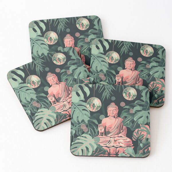 Item preview, Disco Buddha illustration  designed and sold by BlueGardenia.