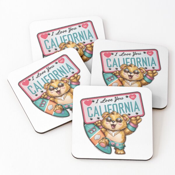 Item preview, I love You California Bear designed and sold by CoolThingss.
