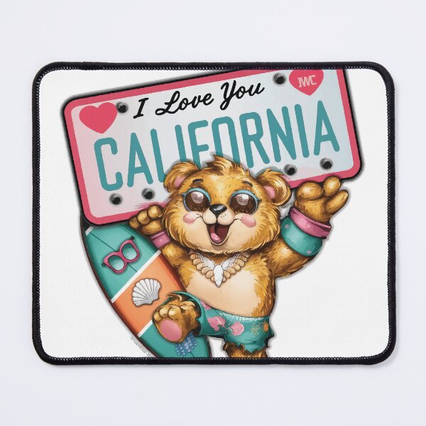 Item preview, I love You California Bear designed and sold by CoolThingss.