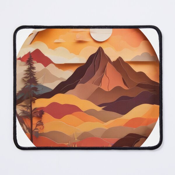 Item preview, Warm Sunset Peaks (1176) designed and sold by WASjourney.