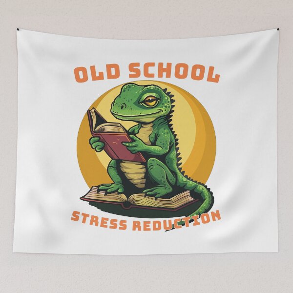 Item preview, Old School Stress Reduction - Read books designed and sold by JoksterHaven.