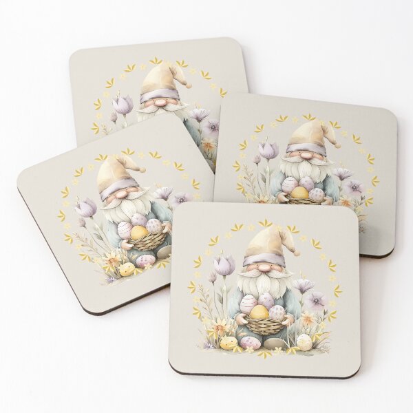 Item preview, Easter, Gnome, gnom, flowers, eggs, basket designed and sold by Cerulean-Shop.