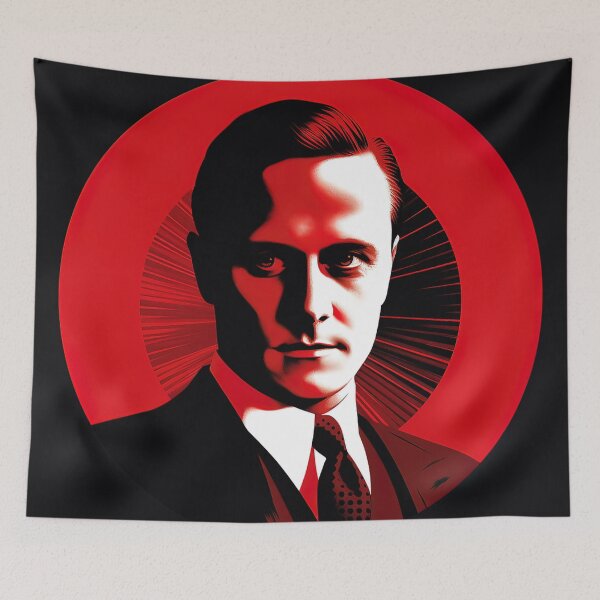 Item preview, F. Scott Fitzgerald | Red minimalism designed and sold by ComicsFactory.