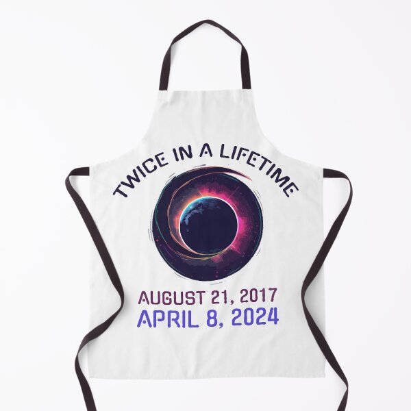 Item preview, April 8 2024 Solar Eclipse Twice in a Lifetime designed and sold by Leonardo Palumbo.