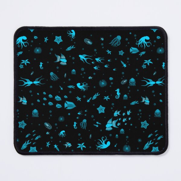 Item preview, Sea of Shapes and Shadows - Light blue designed and sold by StephOBrien.