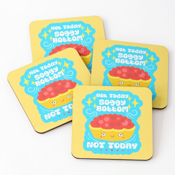 Item preview, Soggy Bottom Funny Baking Quote designed and sold by Renata Illustrata.