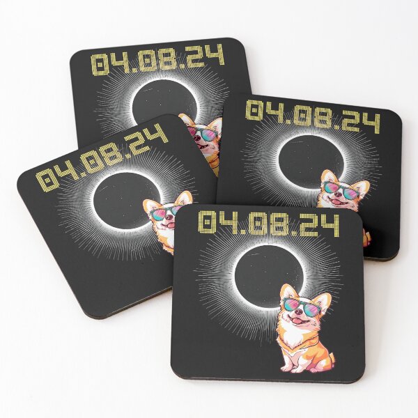 Item preview, April 8 2024 Solar Eclipse Corgi With Sunglasses designed and sold by Leonardo Palumbo.