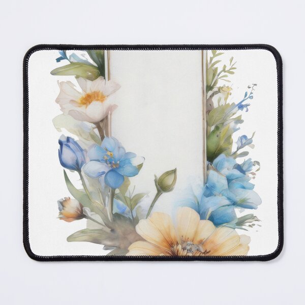 Item preview, Alice in Wonderland Inspired Watercolor Bookmark with Neutral Floral Clipart on White Background (1190) designed and sold by WASjourney.