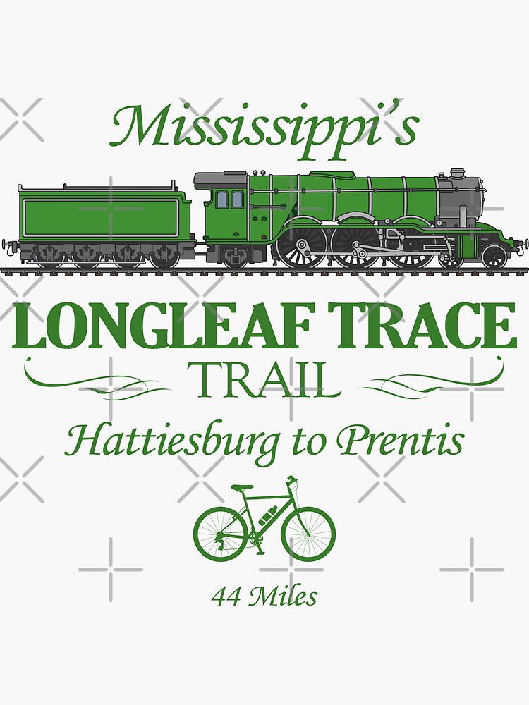 Thumbnail 3 of 3, Sticker, Longleaf Trace (RT2) designed and sold by curranmorgan.