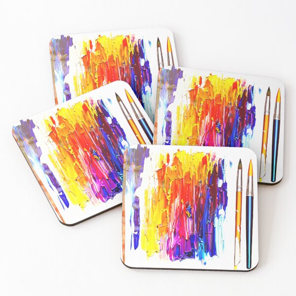 Item preview, Oil Paint and Brushes for Test Canvas - dePace' designed and sold by mrpropcake.