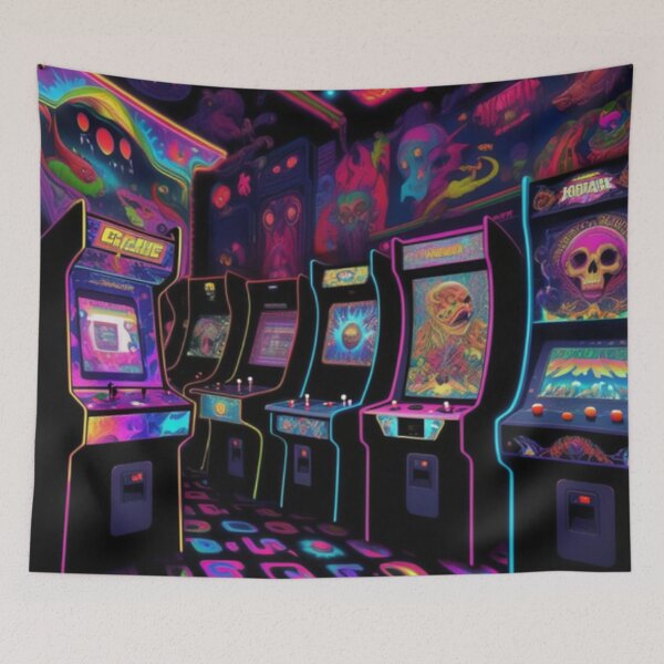 Item preview, 80's Arcade Game Room Old School designed and sold by TheDarkWardrobe.