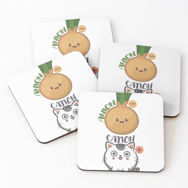 Item preview, Cation Anion Onion Cat Pun Chemistry Pun Science designed and sold by wowwowmeow.