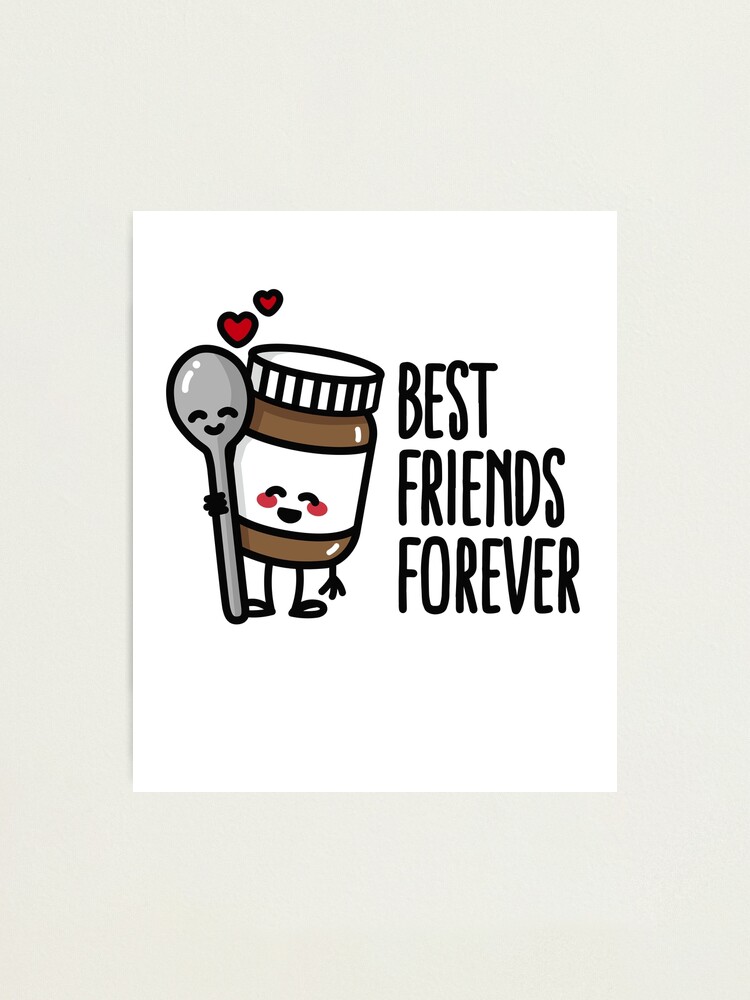 Best Friends, Food Buddy, BFF Cute, Spoon Choco' Baseball Cap