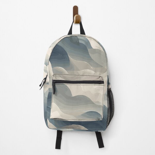 Item preview, Misty Mountains Majesty: Serene Abstract Waves Pattern for Tranquil designed and sold by toobel.