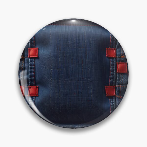 Item preview, Blue And Red Abstract Denim Pattern designed and sold by TheArtOfPat.