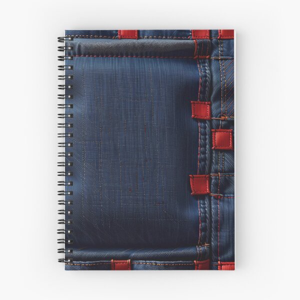 Item preview, Blue And Red Abstract Denim Pattern designed and sold by TheArtOfPat.