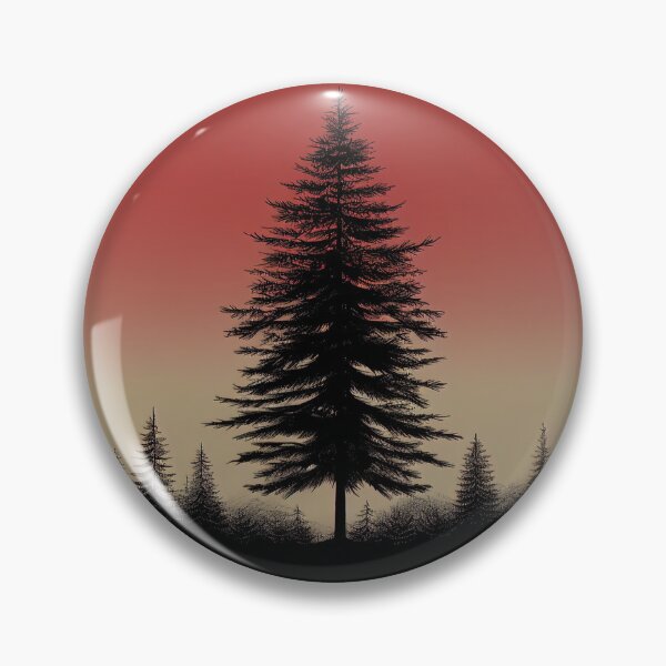 Item preview, Fir tree | Red minimalism designed and sold by ComicsFactory.