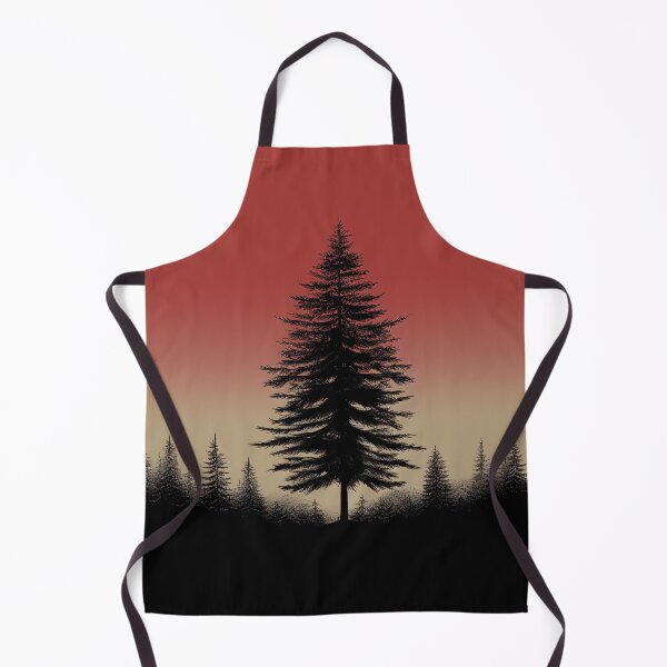 Item preview, Fir tree | Red minimalism designed and sold by ComicsFactory.