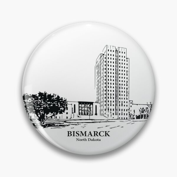 Artikelvorschau, Bismarck - North Dakota entworfen und verkauft von Lakeric Cityscapes.