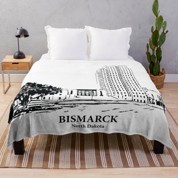 Aperçu de l'œuvre Bismarck - Dakota du Nord créée et vendue par Lakeric Cityscapes.