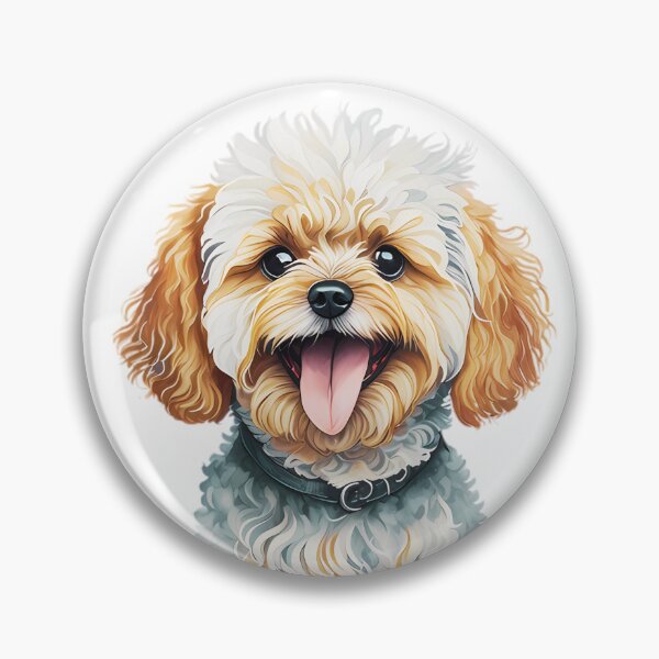Item preview, Maltipoo Portrait designed and sold by TheAnimalZ00.