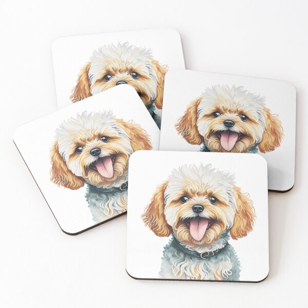 Item preview, Maltipoo Portrait designed and sold by TheAnimalZ00.