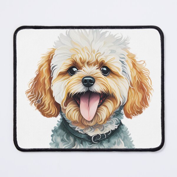 Item preview, Maltipoo Portrait designed and sold by TheAnimalZ00.