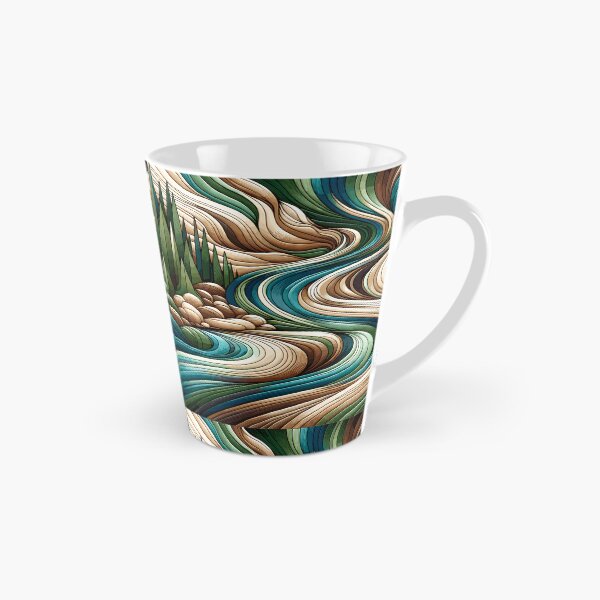 Item preview, Emerald River Flow: Luxurious Nature-Inspired Wavy Patterns for Eco-Chic designed and sold by toobel.