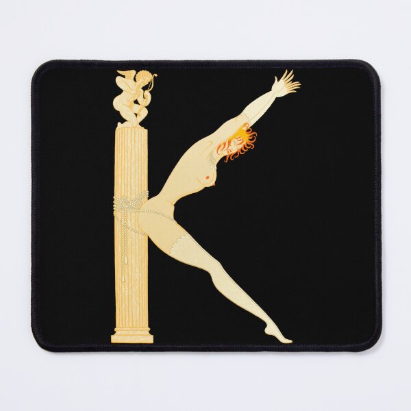 Item preview, Erté - The Letter K from the Alphabet Suite, 1976 designed and sold by elektronen.
