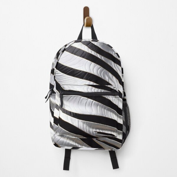 Item preview, Abstract Silver Zebra Skin Pattern designed and sold by TheArtOfPat.