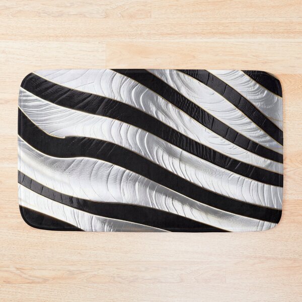 Item preview, Abstract Silver Zebra Skin Pattern designed and sold by TheArtOfPat.