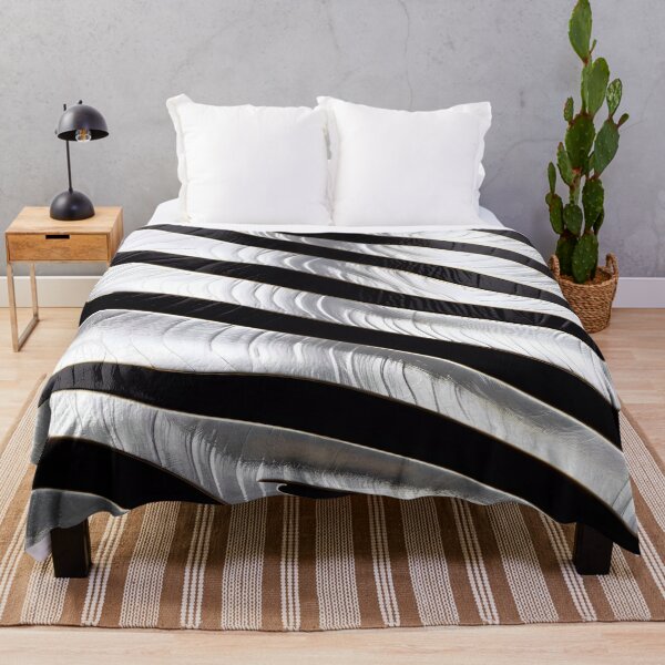 Item preview, Abstract Silver Zebra Skin Pattern designed and sold by TheArtOfPat.