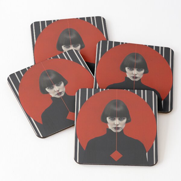 Item preview, Florence Lawrence | Red minimalism designed and sold by ComicsFactory.