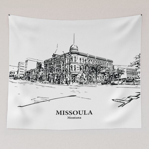 Item preview, Missoula - Montana designed and sold by Lakeric Cityscapes.