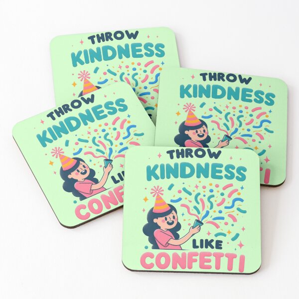 Item preview, Throw kindness like confetti designed and sold by Vkinsify.