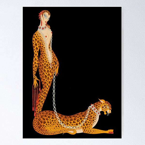 Item preview, Erté - The Letter L from the Alphabet Suite, 1976 designed and sold by elektronen.