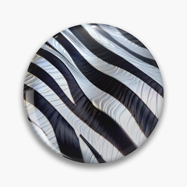 Item preview, Abstract Silver Zebra Skin Pattern designed and sold by TheArtOfPat.