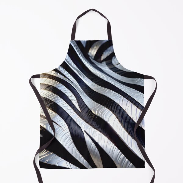 Item preview, Abstract Silver Zebra Skin Pattern designed and sold by TheArtOfPat.